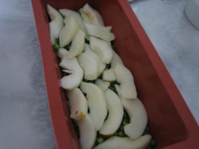 Clafoutis aux petits pois et aux poires - 7.2