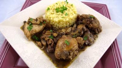 Image : recette Poulet à la lyonnaise