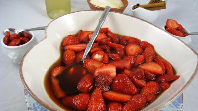 Pour débutants : Saladier de soupe aux fraises