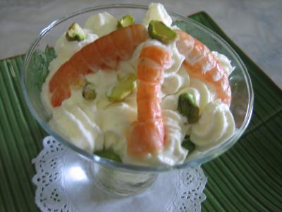 Cappucino de queues de langoustes