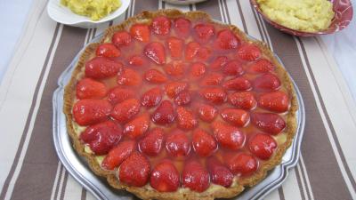 Image : recette Tarte aux fraises