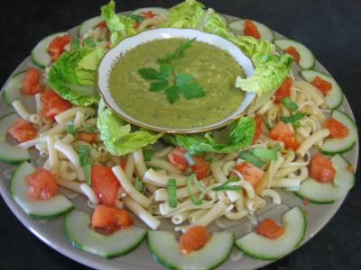 Photo : Salade Mexicaine et sa sauce guacamole