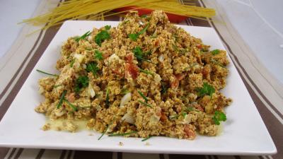 tomate pelée : Porc et chorizo façon Mexicaine