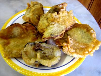Image : recette Beignets de fleurs de courgettes et aubergines