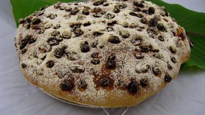 Image : recette Pain de Gallu aux noix, raisins secs et dattes
