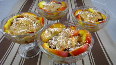 Image : recette Blanquette de nectarines aux fruits rouges
