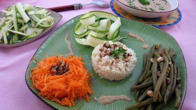 Image : recette Salade d'haricots verts aux noisettes