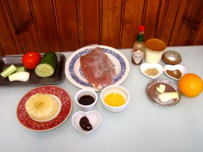 Ingrédients pour la recette : Brochettes à l'ananas minceur