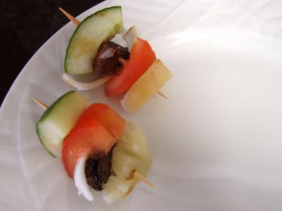 Brochettes à l'ananas minceur - 10.1