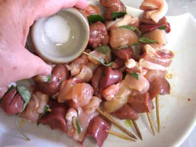 Brochettes de foie de veau aromatiques - 10.2