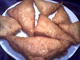 briouats : Assiette de briouats de boeuf à la marocaine