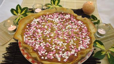 Recettes sans sel : Tarte de brick à la confiture de figues