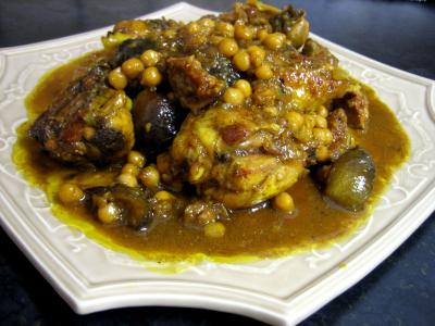 Cuisine orientale : Assiette de poulet aux figues et miel