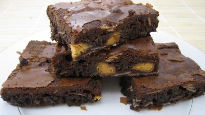 Photo : Chocolat (photo du brownie au chocolat blanc)