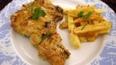 Recette Assiette de côtes de porc panées