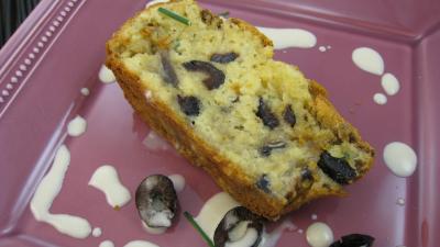 Cuisine diététique : Tranche de cake aux champignons