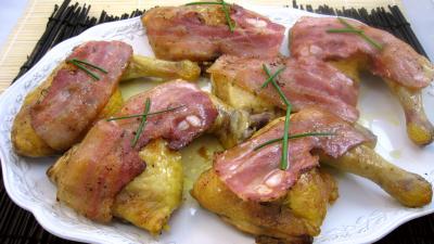 Image : recette Cuisses de poulet grillées façon américaine