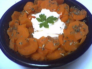 Carottes au fromage blanc minceur