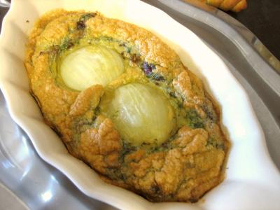 Image : recette Cassolette aux oignons et aux cèpes