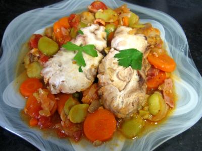 Image : Assiette de cervelle de veau façon provençale