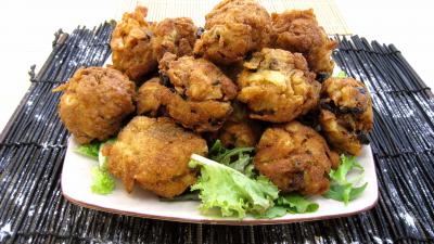 farine type 45 : Assiette de croquettes aux tagliatelles aux champignons