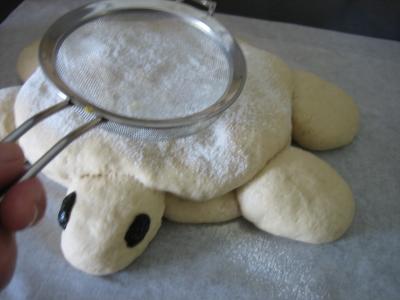 Pain aux oignons en forme de tortue - 14.1