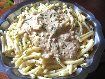Macaronis sauce aux noisettes - 6.2