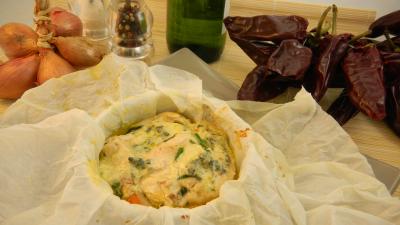 Image : recette Blancs de poulet en papillotes aux herbes aromatiques et au roquefort