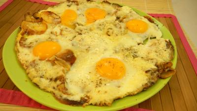 Image : recette Oeufs au plat à la Savoyarde