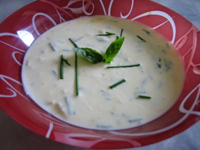 Sauce au fromage blanc et fines herbes