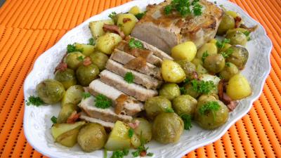 Image : Plat de rôti d veau à la flamande