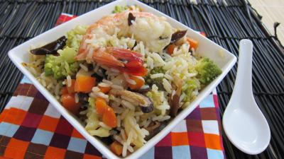Image : recette Riz minceur aux crevettes