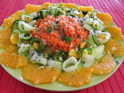 Cuisine marocaine : Salade d'orange à l'eau de fleur d'oranger