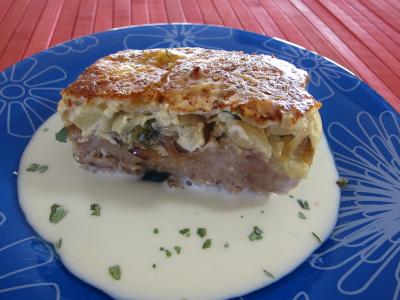 Cuisine diététique : Assiette d'oignons au pain perdu à l'anis