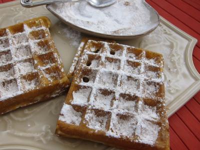 Recette Gaufres au sucre et à la cannelle