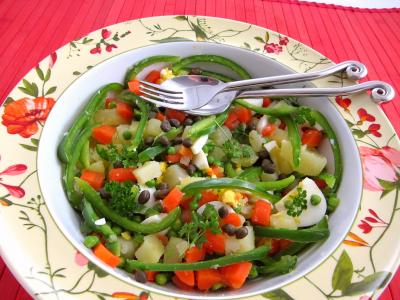 Photo : Salade et sauce au parfum de Russie