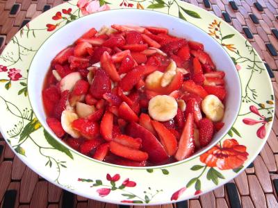 Recettes rapides : Saladier de fraises au kirsch