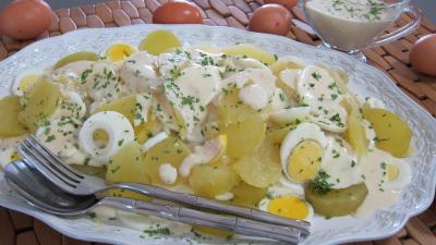 mascarpone : Plat de pommes de terre à la sauce au mascarpone