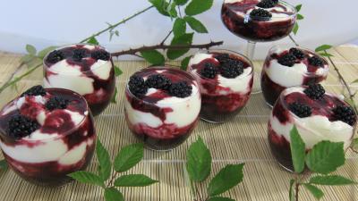 Image : recette Crémets aux mûres