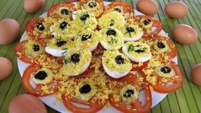 Les grands classiques : Assiette d'oeufs mimosa