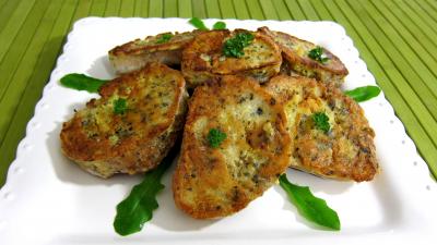 La cuisine des grand-mères : Assiette de canapés aux oeufs